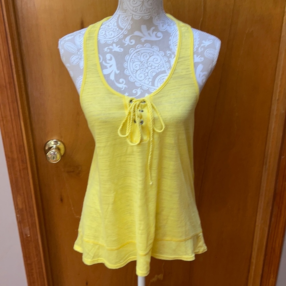 NWOT Splendid racer back loose fit tank. Sz large